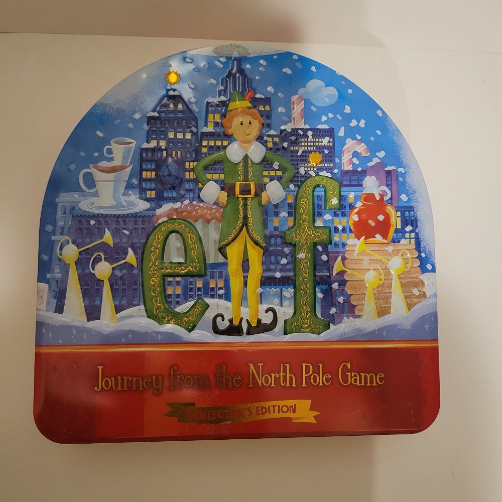 Elf Game Journey From The North Pole Game Collector's Edition Tin Funko Games;